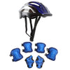 7Pcs Helmet Knee Elbow Protective Gear Set Adjustable Kids Bicycle Sport Protective Gear Set 48-55Cm for Boys Girls 5-12 Years ATHLEXES