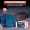 New 3.5 Inch Wireless Video Baby Monitor Night Vision Temperature Monitoring 2 Way Audio Talk Baby Nanny Security Camera ATHLEXES