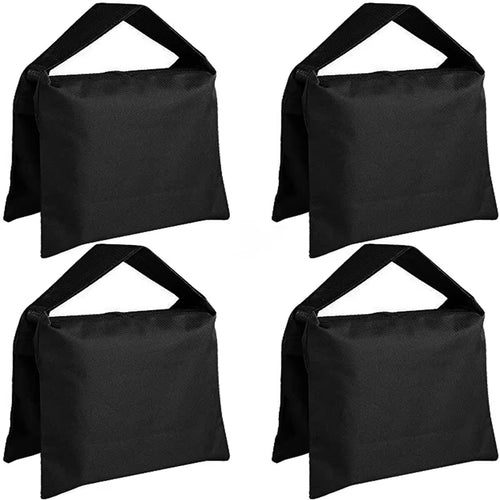 4Pcs/2Pcs/1Pc Black Sand Bag Weight Bags for Photography Studio Video Studio Stand Sandbag for Light Stands Boom Arms Tripods ATHLEXES