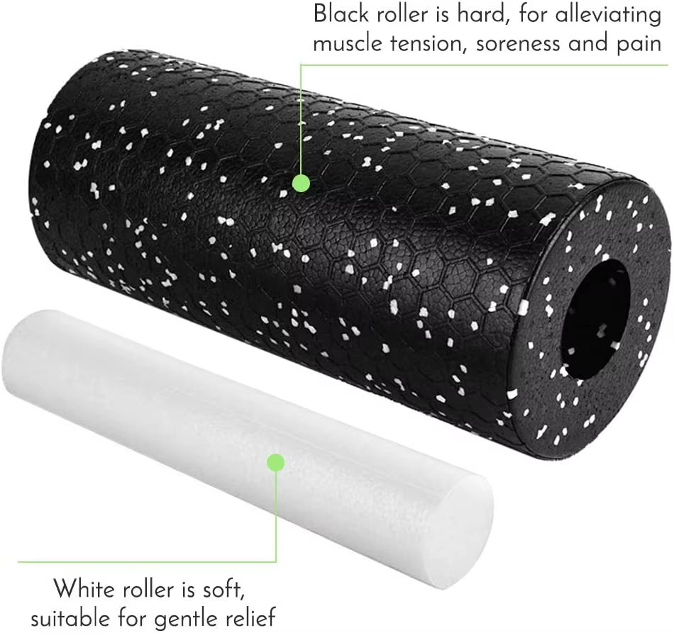 2 in 1 Hollow Column Foam Roller Set EPP Muscle Relieve Massage Roller Gym Fitness Equipment Sports Massage Rollers ATHLEXES