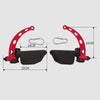 8 Piece Set Fitness Lat Pull down T Handle Bar Rowing Rotating V-Bar Pulley Cable Machine Handle Grip Gym Equipment Back Trainer ATHLEXES