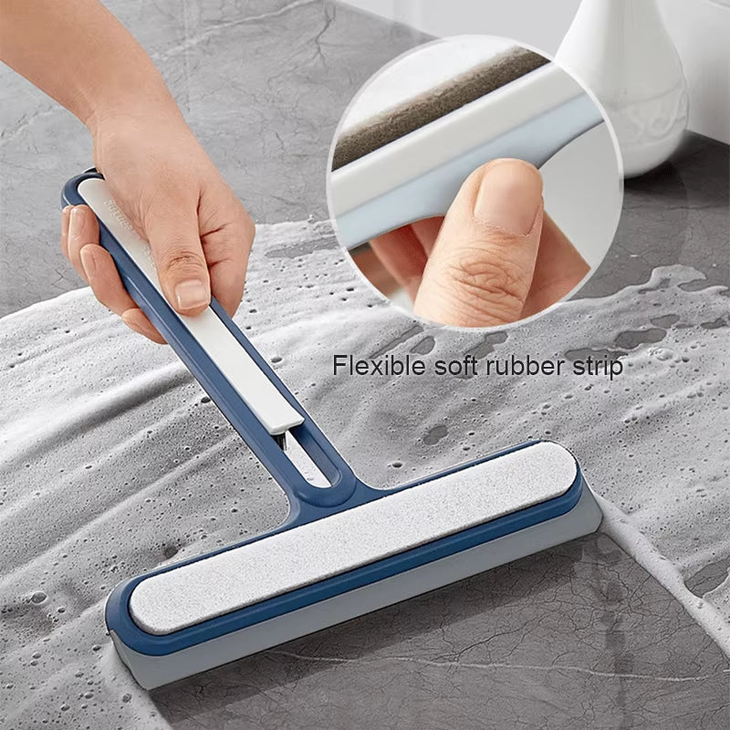1Pc Silicone Water Wiper Plate Glass Cleaner Scraper Car Windshield Cleaning Squeegee for Car Windshield Window Bathroom Kitchen ATHLEXES