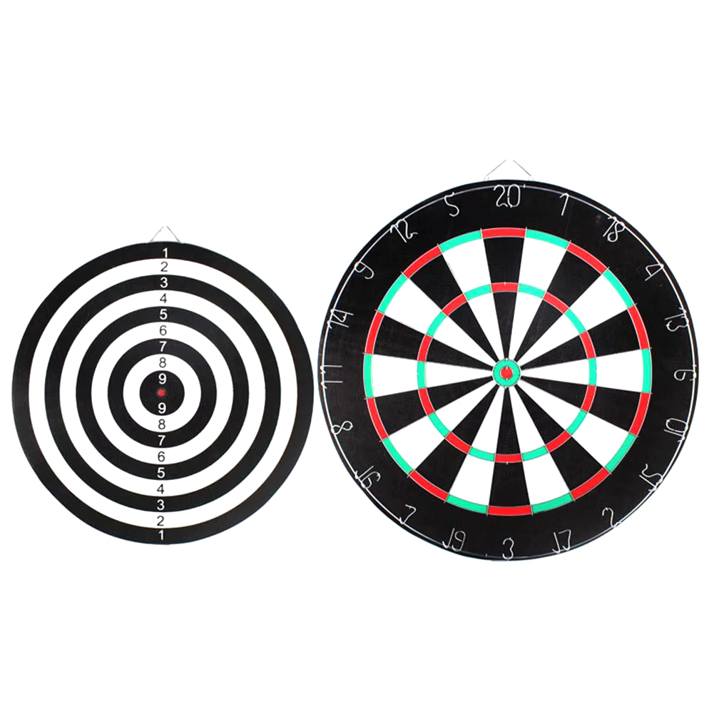 Dart Board Double Sided Hanging Dart Bulleye Target Game Board Target Dart Safety Kids Adults Toys ATHLEXES