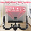Magnetic Control Exercise Bike Large Tablet Holder Comfortable Seat Indoor Cycling Bike for Home Cardio Fitness Stationary Bike ATHLEXES