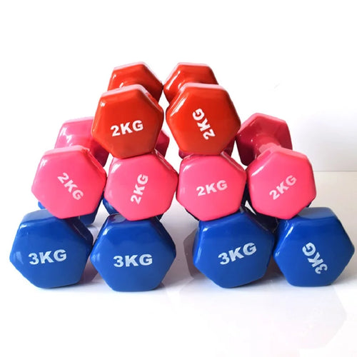 2Kg 2.5Kg 3Kg Fitness Dumbbell Set Non-Slip Dumbbells Men and Women Exercise Sport Weights Body Building Equipment 2023 ATHLEXES