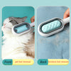Double Sided Hair Removal Brushes for Cat Dog Pet Grooming Comb with Wipes Kitten Brush Gato Accesorios Artículos Para Mascotas ATHLEXES