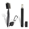 2Pcs/Set Golf Club Brush Golf Club Sharpener Grooving Tool Golf Putter Wedge Ball Groove Cleaner Kit Cleaning Tool Accessories ATHLEXES