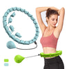 Weighted Adjustable Smart Hula Circle Sport Hoops Weight Loss Exercise Detachable Knots ATHLEXES