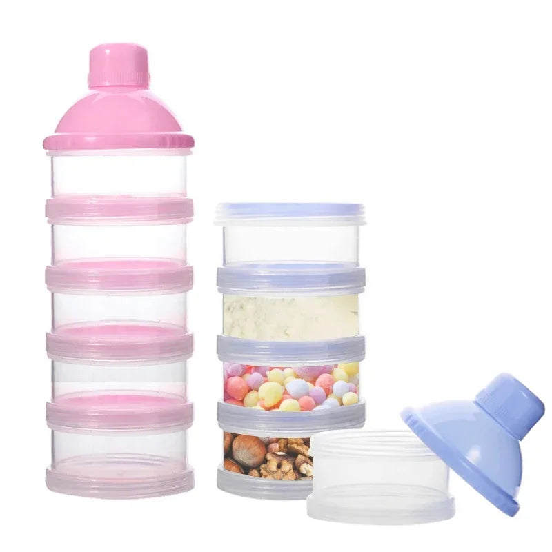 Baby Milk Powder Box Infant Feeding Container Newborn Food Storage Box Powder Dispenser Kid Meal Toddler Snack Portable Grade Pp ATHLEXES