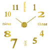 Artistry Time: 3D Wall Decal Decorative Clock ATHLEXES