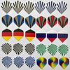 Dart Flights Set 30PCS Multiple Styles Colorful PET Darts Flights Professional Darts Newly Dart Accessories ATHLEXES