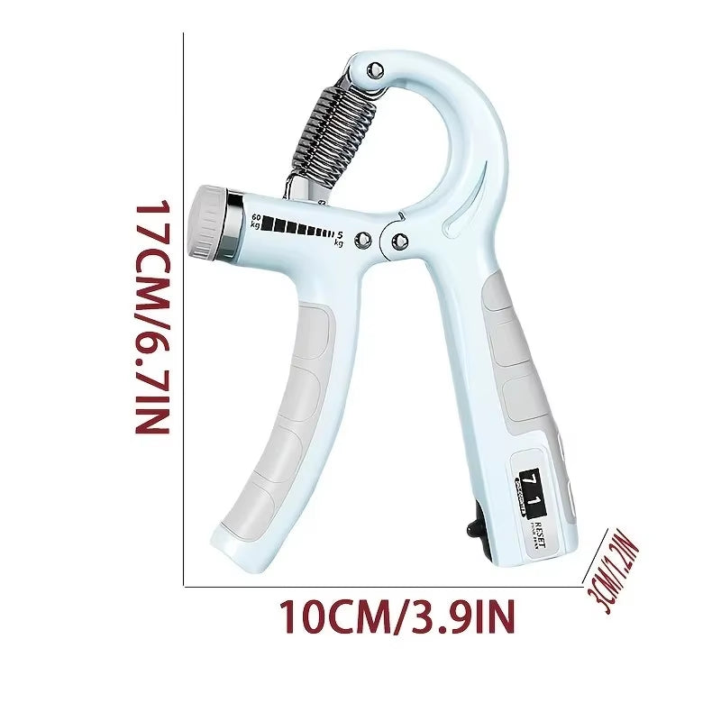 5-60Kg Adjustable Hand Grip Strengthener Hand Grip Trainer with Counter Wrist Forearm and Hand Exerciser for Muscle Building ATHLEXES