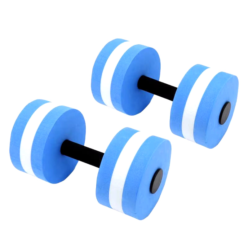 2PCS EVA Water Dumbbells - Floating Yoga Foam Weights for Men , Women & Kids Fitness Exercise ATHLEXES