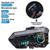 Bluetooth 5.3 Helmet Headset Wireless Hands-Free Call Phone Kit Motorcycle Waterproof Earphone MP3 Music Player Speaker for Moto ATHLEXES