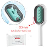 Double Sided Hair Removal Brushes for Cat Dog Pet Grooming Comb with Wipes Kitten Brush Gato Accesorios Artículos Para Mascotas ATHLEXES