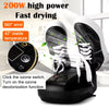 220V/110V Timed Shoe Dryer Deodorant Retractable Shoe Dryer Fast Dryer Heater Deodorizer Dehumidifier Device Foot Warmer Heater ATHLEXES