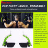8 Piece Set Fitness Lat Pull down T Handle Bar Rowing Rotating V-Bar Pulley Cable Machine Handle Grip Gym Equipment Back Trainer ATHLEXES