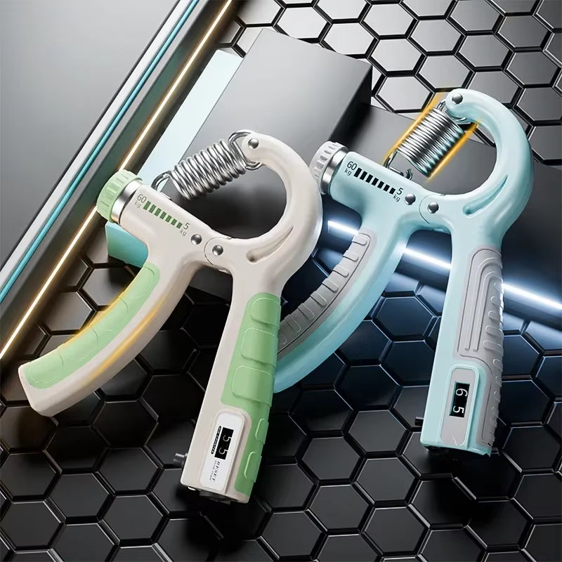 Grip Strength Trainer, Hand Squeezer Adjustable Resistance, Hand Grip Strengthener for Muscle Building and Injury Recovery ATHLEXES