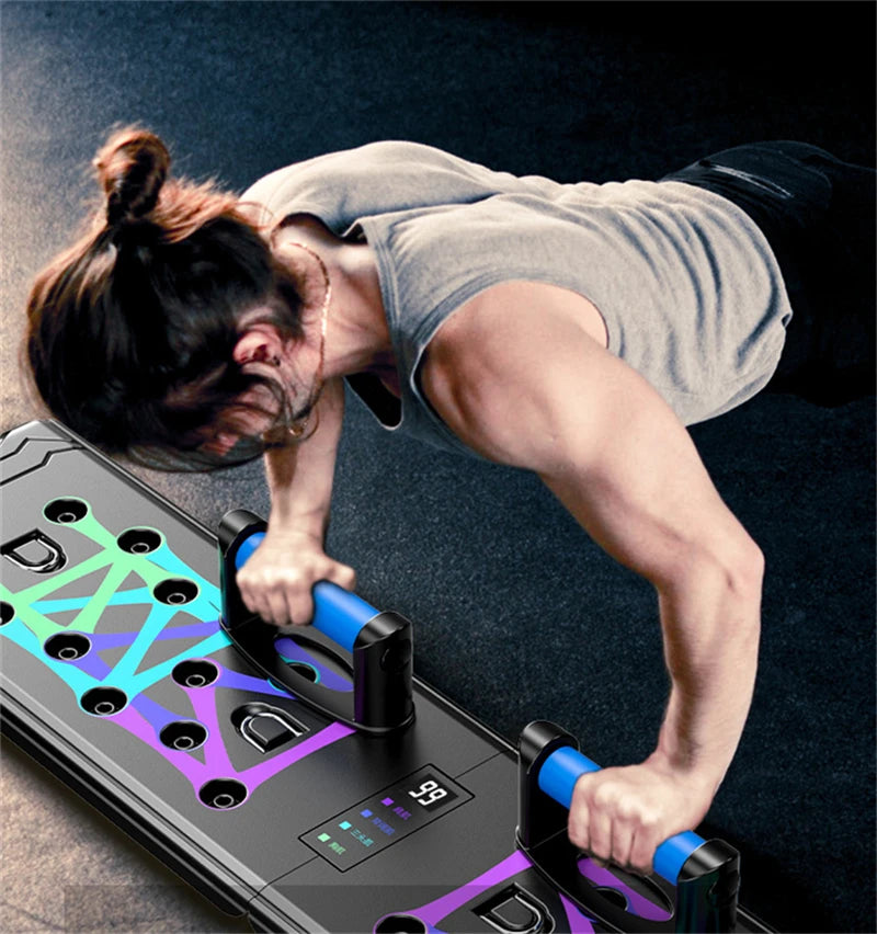 Counting Folding Push up Board Multifunctional Exercise Table Abdominal Muscle Enhancement Gym Sports Portable Fitness Equipment ATHLEXES