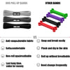 Long Resistance Loop Band Set Unisex Fitness Yoga Elastic Bands Hip Circle Thigh Squat Band Workout Gym Equipment for Home ATHLEXES