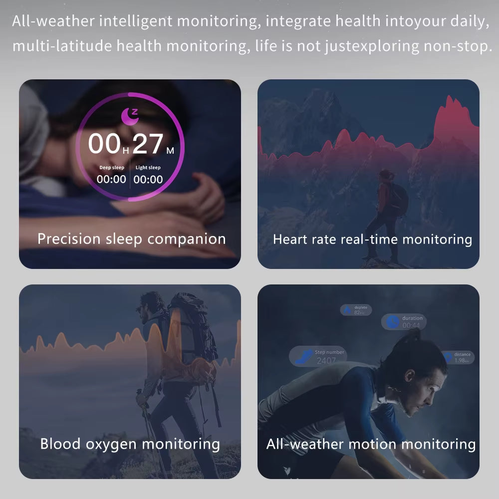 For Samsung Galaxy Smart Ring Men Blood Oxygen Sleep Monitoring GPS Motion Track IP68&5ATM Waterproof Smartring for Android IOS ATHLEXES