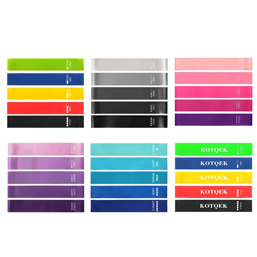 Fitness Elastic Resistance Bands Home Training Yoga Sport Resistance Bands Stretching Pilates Crossfit Workout Gym Equipment ATHLEXES