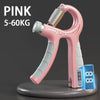 5-60Kg Adjustable Hand Grip Strengthener Hand Grip Trainer with Counter Wrist Forearm and Hand Exerciser for Muscle Building ATHLEXES