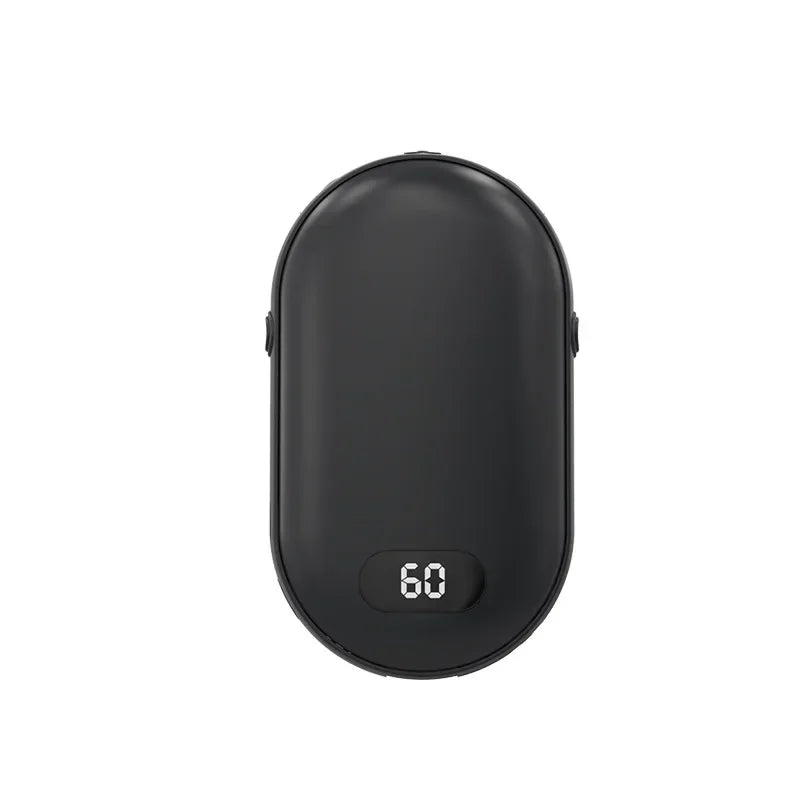 Hand Warmer USB Mobile Power Bank Charing Electric Hand Heater Warmer Mini Multi-Function Pocket Warmer Digital Display ATHLEXES
