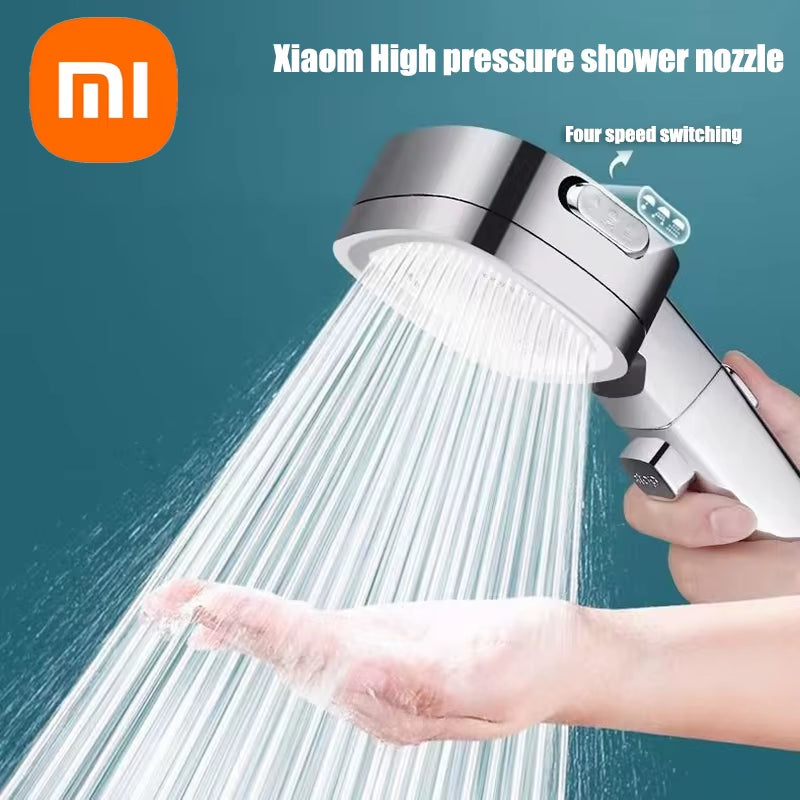 Xiaomi High Pressure Shower Head Water Saving 3-Modes Shower Heads Adjustable Water Massage Sprayer Home Bathroom Accessories ATHLEXES