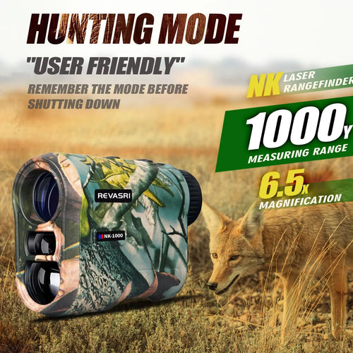 Hunting Laser Rangefinder 1000 Yards with Rechargeable Battery Hunting Range Finder with Target Acquisition Technology E ATHLEXES
