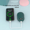 Hand Warmer USB Mobile Power Bank Charing Electric Hand Heater Warmer Mini Multi-Function Pocket Warmer Digital Display ATHLEXES