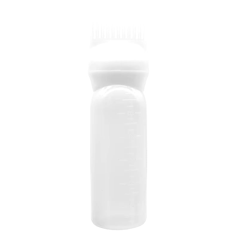 3 Color Salon Hair Oil Applicator Bottle Professional Hairdressing Dyeing Comb Bottles Barbershop Hairdresser Coloring Supplies ATHLEXES