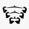 8 Piece Set Fitness Lat Pull down T Handle Bar Rowing Rotating V-Bar Pulley Cable Machine Handle Grip Gym Equipment Back Trainer ATHLEXES