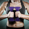 6Pcs Hand Fitness Weights Set Holder Rack 2Lb 3Lb 5Lb Bodybuilding Exercise Equipment ATHLEXES