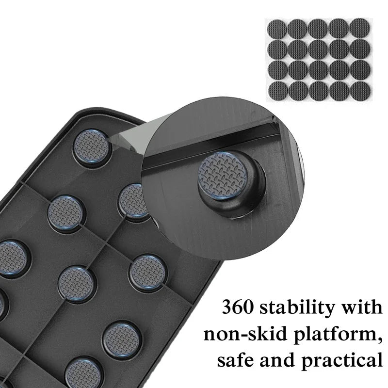 Portable Multifunctional Push-Up Board Set with Handles Foldable Fitness Equipment for Chest Abdomen Arms and Back Training ATHLEXES