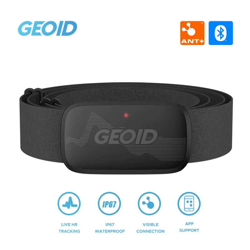 HS500 Heart Rate Monitor Fitness Equipment Ant Bluetooth Heart Rate Sensor with Chest Strap Tracking LED Light ATHLEXES