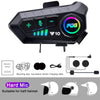 Bluetooth 5.3 Helmet Headset Wireless Hands-Free Call Phone Kit Motorcycle Waterproof Earphone MP3 Music Player Speaker for Moto ATHLEXES