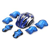 7Pcs Helmet Knee Elbow Protective Gear Set Adjustable Kids Bicycle Sport Protective Gear Set 48-55Cm for Boys Girls 5-12 Years ATHLEXES