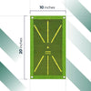 Golf Training Mat Kit for Swing Path Feedback Detection Correcting Hitting Posture Golf Practice Mat Advanced Guides Aid Pad ATHLEXES