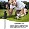 Golf Ball Liner Markers Pen Mini Waterproof Marker Pen with Hang Hook Template Drawing Tool Golf Sport Training Accessories ATHLEXES