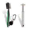 2Pcs/Set Golf Club Brush Golf Club Sharpener Grooving Tool Golf Putter Wedge Ball Groove Cleaner Kit Cleaning Tool Accessories ATHLEXES