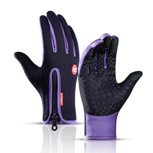 Autumn Winter Warm Cycling Gloves Thermal Outdoor Sport Running Bicycle Ski Gloves for Camping Hiking Motorcycle Gloves Men ATHLEXES