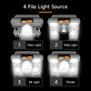 5 LED Flashlight Rechargeable with Built in Battery Strong Light Camping Adventure Fishing Head Light Headlamp ATHLEXES