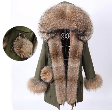 Premium Waterproof Fur Jacket for Women ATHLEXES