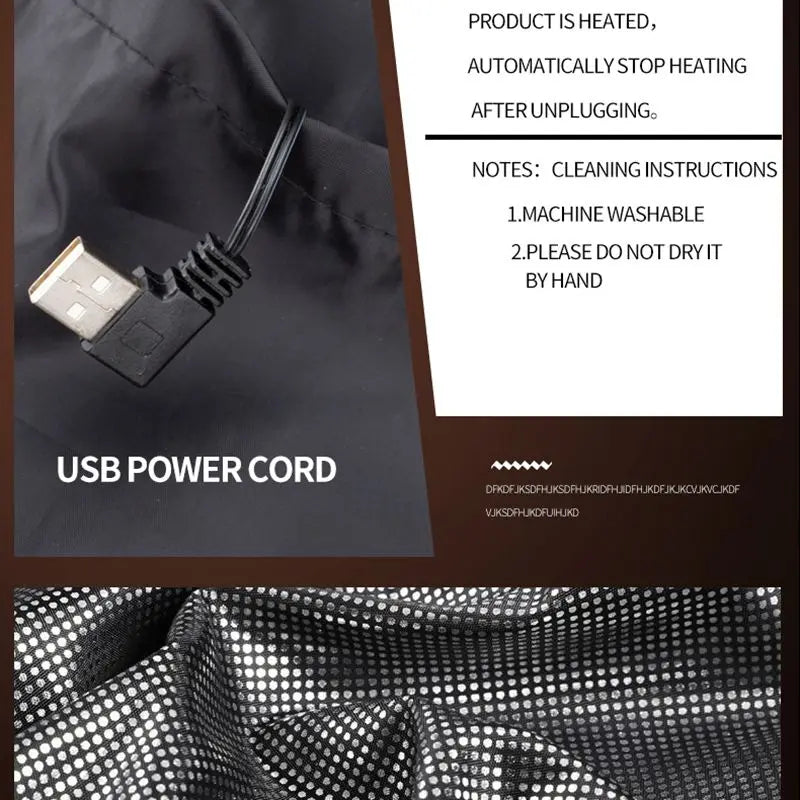 Graphene HeatPro 9-Zone USB Jacket ATHLEXES