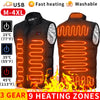 Graphene HeatPro 9-Zone USB Jacket ATHLEXES