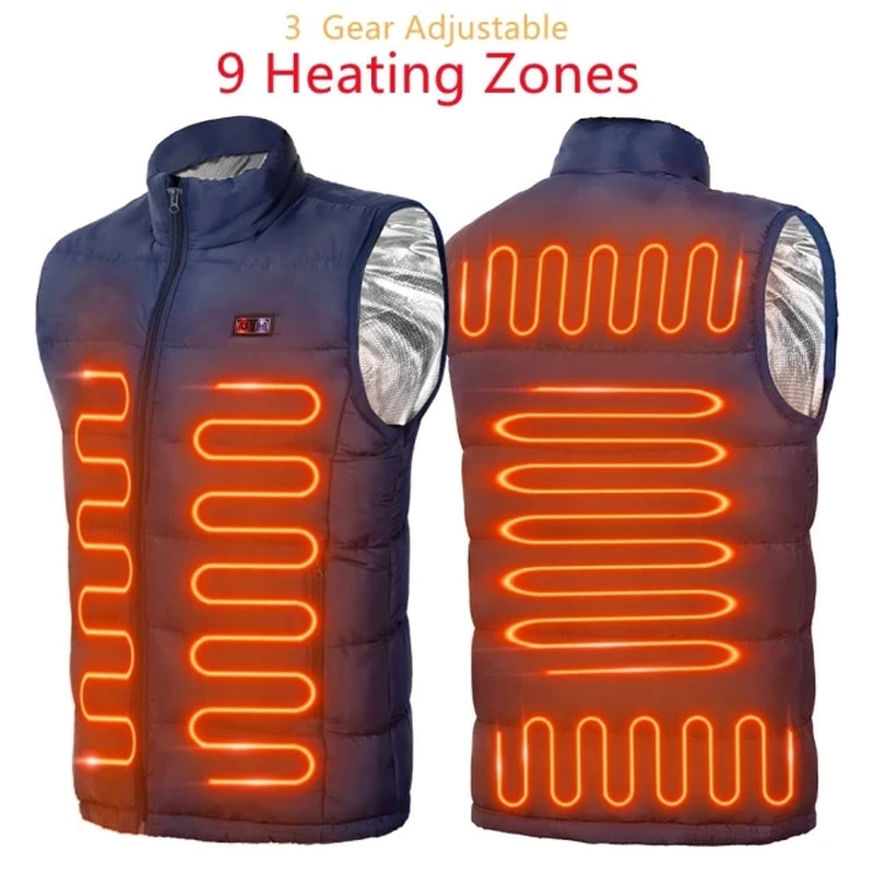 Graphene HeatPro 9-Zone USB Jacket ATHLEXES