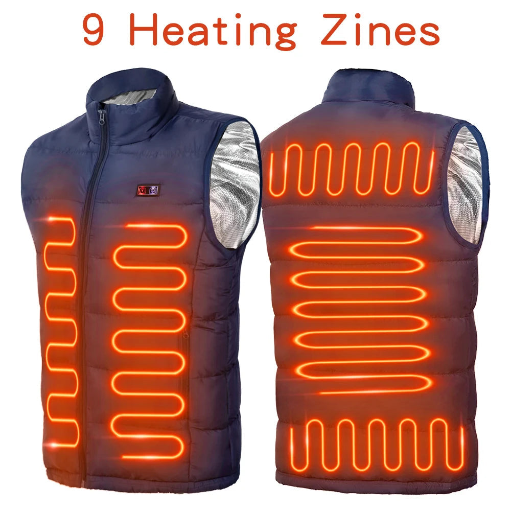Graphene HeatPro 9-Zone USB Jacket ATHLEXES