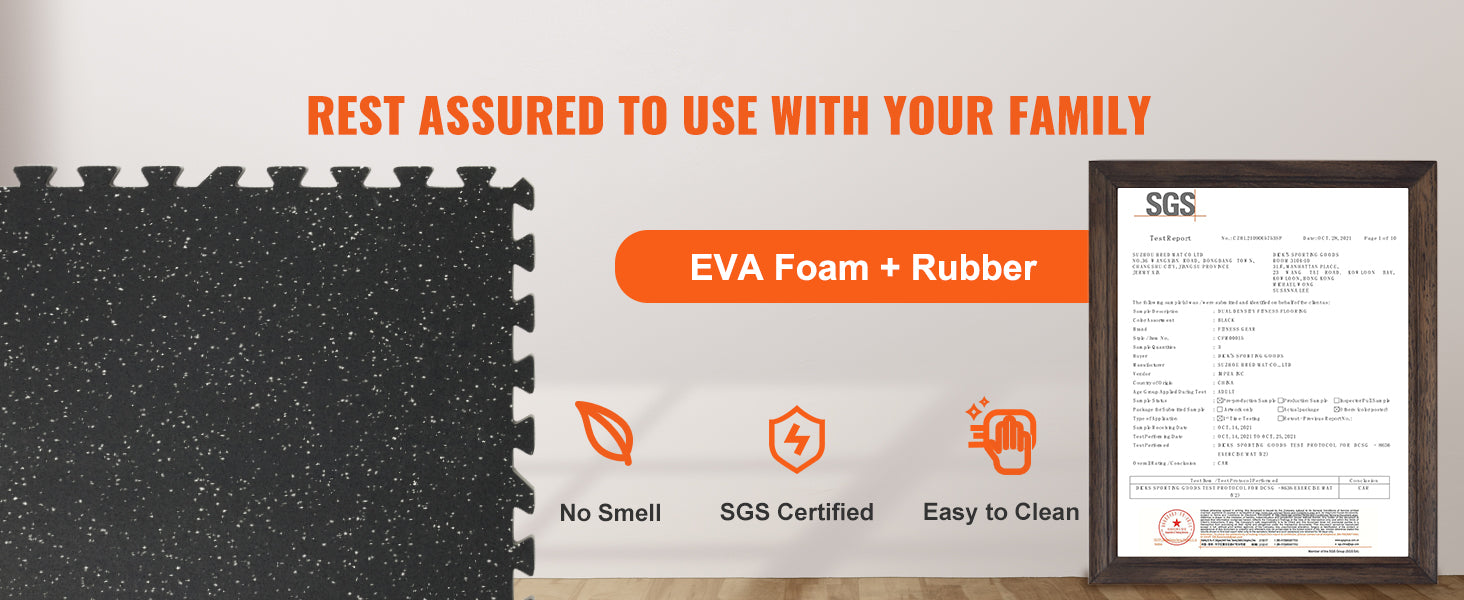 VEVOR Premium Interlocking Gym Floor Mats ATHLEXES